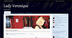 Desktop Screenshot of lady-veronique.net