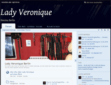 Tablet Screenshot of lady-veronique.net